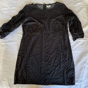 Old Navy Black Polka Dot Dress